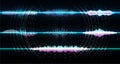 Sound wave for web site, wallpaper, poster, placard, ad, cover abstract music pulse
